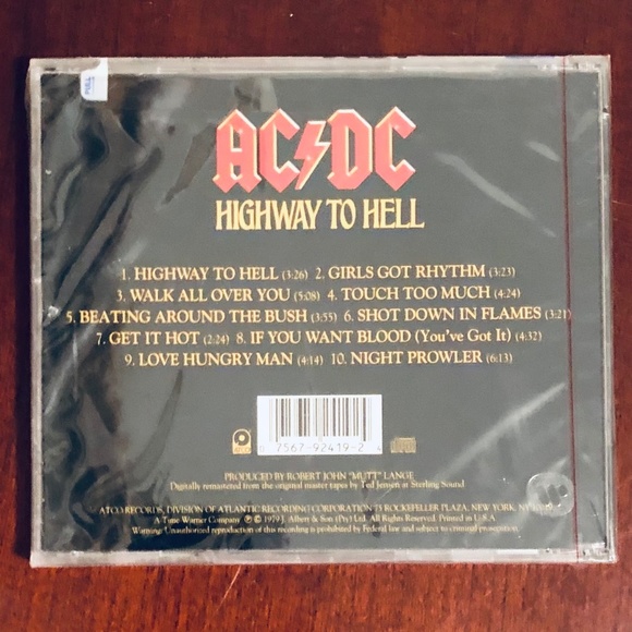 1990s Never Opened Highway to Hell CD - Picture 2 of 4